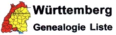 Zur Württemberg Genealogieliste